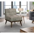 thumbnail image 2 of Chaise d'Appoint Moderne en Bois Gris de Base, 2 of 2