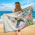thumbnail image 6 of XYZCANDO Hummingbird Print Car Seat Cover Towel Quick-Release Installation for Camping Gym Hiking, Non-Slip Easy Install Towel Cover Machine Washable, 6 of 11
