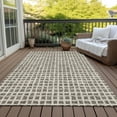 thumbnail image 6 of Addison Rugs Chantille Indoor/Outdoor Transitional Geometric Brown Washable Rectangle Rug, 5' x 7'6", 6 of 6