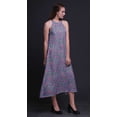 thumbnail image 2 of Bimba Robe de Plage Dos Nu Imprimée Florale pour Femmes Col Halter Long RayonDress-TTG, 2 of 6