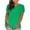 Green, variant on Junior Shirts for Women Summer Soft Juniors Tops Short Sleeve Tops Pullover Casual Crew Neck Printed Tee Shirts