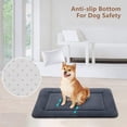 thumbnail image 3 of PROCIPE Soft Pet Bed Washable Crate Mat Non-Slip Dog Kennel Pad Dark Grey, 3 of 8