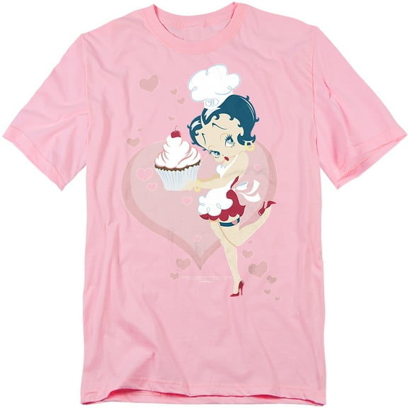 Betty Boop T-Shirt Cupcake Unisex Graphic Tee For Men & Women
