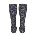 thumbnail image 6 of Rateoe Boho Style Sunflowers Design print Women's Men's Novelty 20in Crew Socks Cotton Socks Knee High Socks for Walking,Running,Nurses,Pregnancy-One Size, 6 of 8