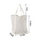 thumbnail image 4 of Fiudx Bolsa de Playa de Malla de Nailon, Ligera y Plegable, Gran Capacidad de 26 L, Secado Rápido, Fácil de Quitar La Arena, Perfecta para Piscina, Viajes, Vacaciones y Uso Diario. Tamaño: 31 X 38 X, 4 of 7