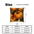 thumbnail image 5 of Thanksgiving Pumpkin Throw Pillow - Velvet Pillow Inserts Covers with Unique Patterns - Set of 2 - Available in 16x16, 18x18, 20x20 Inches for Various Occasions, 5 of 6