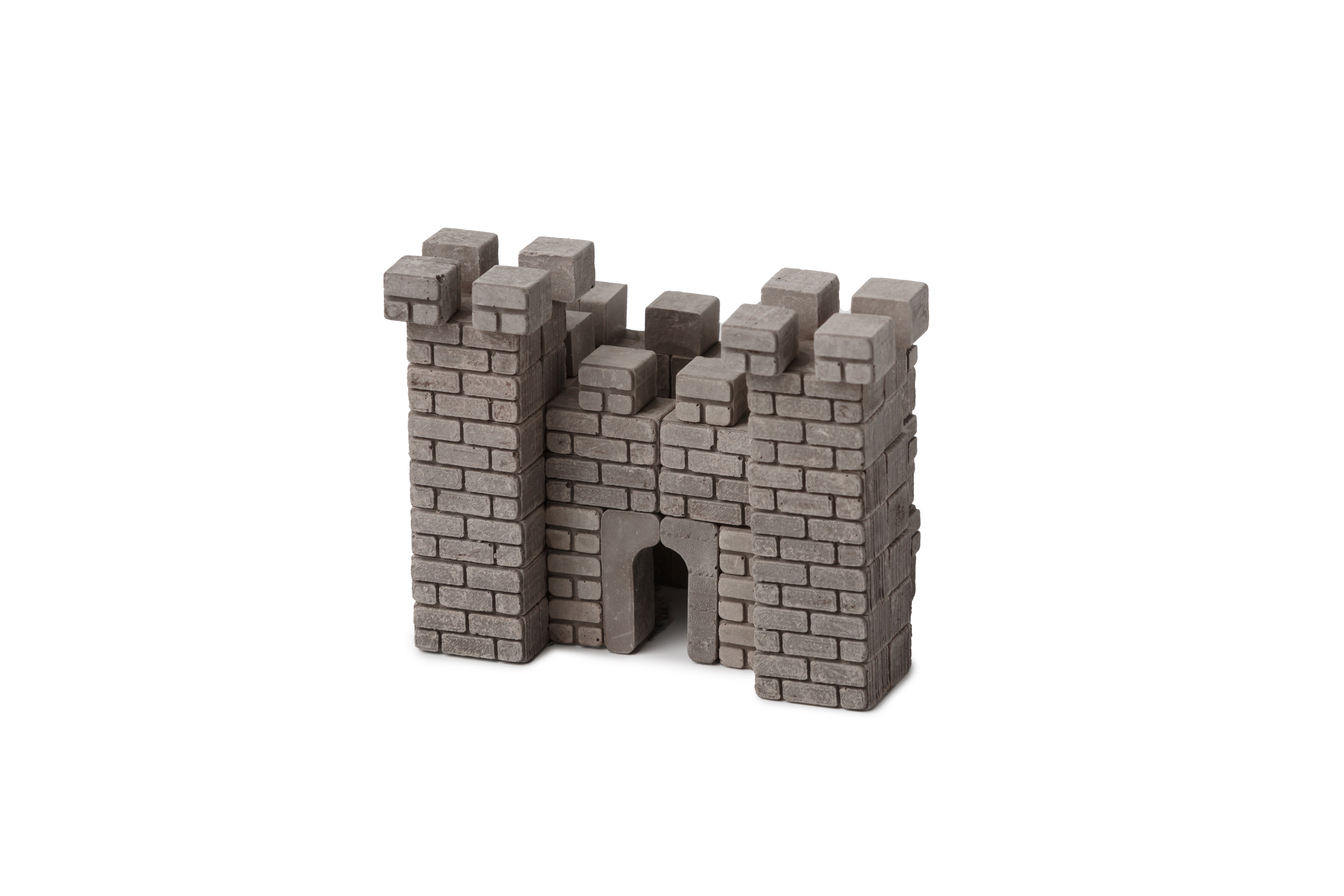 Mini bricks construction set Castle 85 pcs. Glue included. Walmart