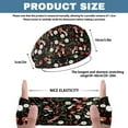 thumbnail image 7 of Jiueut Red Mushroom Nurse Button Headband Nurses Headbands for Women with Buttons Headbands for Nurses with Buttons for Mask 4 Piece Wide Headbands for Girls Non Slip, 7 of 7