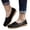 Black, variant on Loafers for Wome Slip-On Walking Flat Loafer Adequate Soft Comfortable Leather Slipper Casual Flat Walking Shoes Yellow