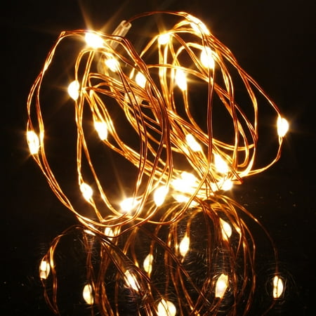 Battery Powered Fairy Lights - 6.6FT 4.5V 20LED String Light Copper Wire Fairy Night Light Battery Powered Curtain Lamp For Christmas Party Wedding Home Decor Waterproof IP67