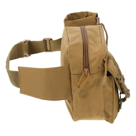 NUOLUX Portable Khaki Waist Bag for Working Out 1Pack