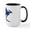 White/Black Inside, variant on CafePress - Australian Flag Kangaroo Large Mug - 15 oz Ceramic Large White Novelty Mug