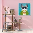 thumbnail image 3 of wall26 Framed Canvas Wall Art for Living Room, Bedroom Cute Animal Theme Canvas Prints for Home Decoration Ready to Hang - 16x16 inches, 3 of 4