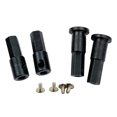 thumbnail image 1 of eje de rueda de neumáticos de camión rc 4x Eje De Neumáticos De Aleación RC Para 1/10 WPL D12 Camiones Con Errores De Orugas Piezas De Bricolaje Negro Negro Magideal eje de rueda de neumáticos de camión rc, 1 of 7