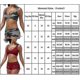 thumbnail image 2 of Women High Waisted Swimsuits Criss Cross Push Up Bra Drawstring, 2 of 2