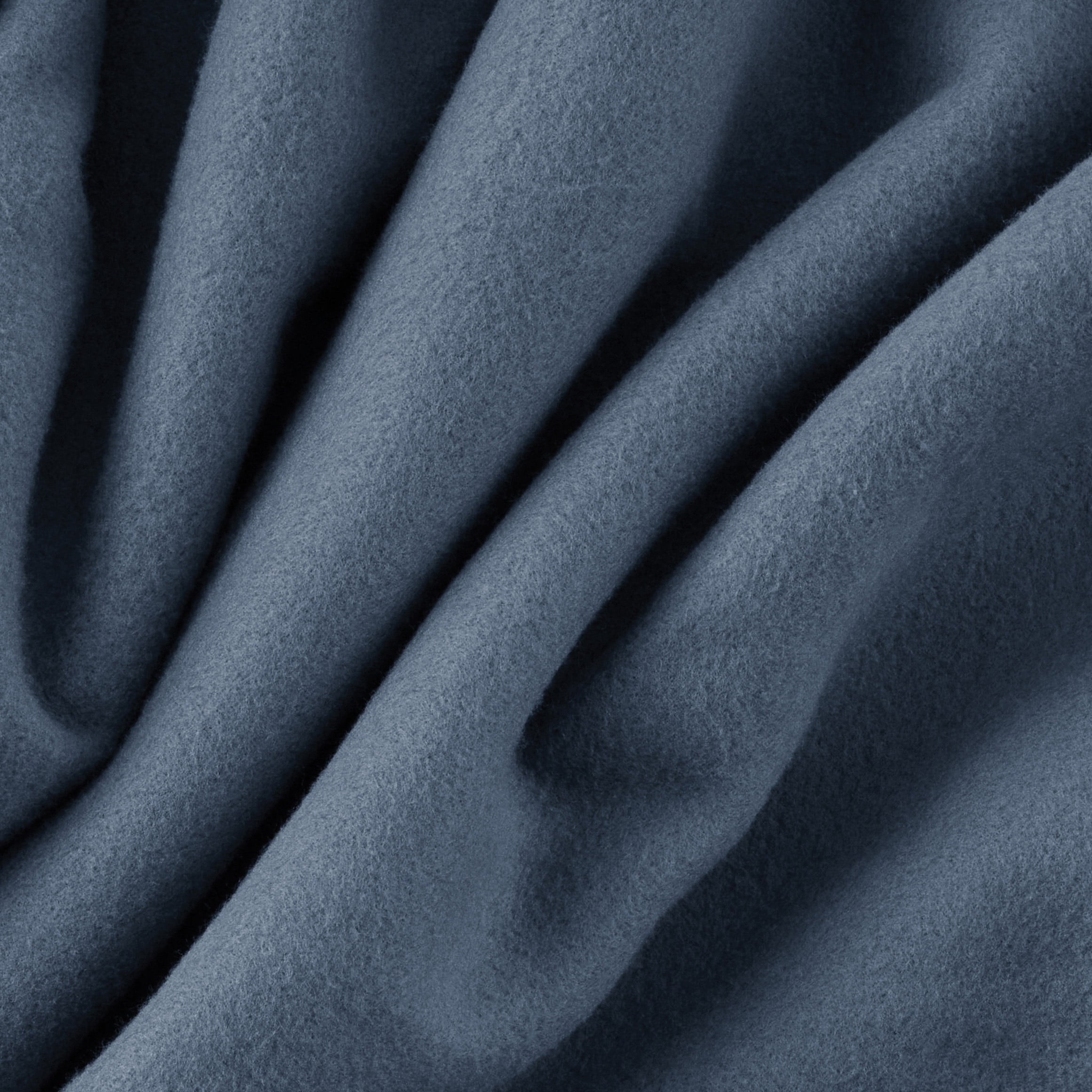 Mainstays Super Soft Fleece Bed Blanket, Washed Indigo, Full/Queen Size