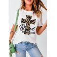 thumbnail image 3 of POGLIP T-Shirt à Manches Courtes Imprimé Graphique Kaki Western Aztec pour Femmes, 3 of 6