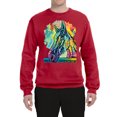 thumbnail image 2 of Colorful Horse Head Animal Lover Unisex Crewneck Graphic Sweatshirt, Red, 3XL, 2 of 3