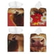 thumbnail image 2 of Fotbe White And Red Daisy Cow Porta Pañuelos Decorativo de Cuero, Caja Cuadrada Moderna para Pañuelos Faciales, Organizador y Dispensador 5x5x5'', 2 of 7