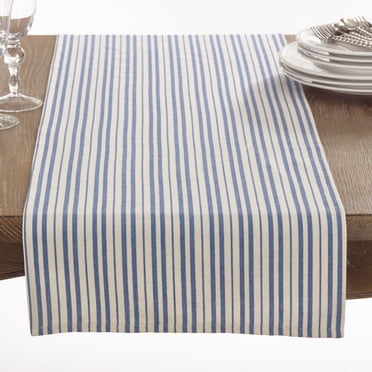 Burnout Snowflake Design Table Runner - 16x120 Inch Polyester Runner For Holiday Dining, Unlined