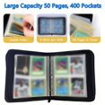 thumbnail image 4 of 400-Pocket Trading Card Binder - Perfect Gift for Yugioh  MTG & TCG Fans!, 4 of 5