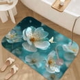 thumbnail image 3 of 1pc Tropical Floral Bathroom Rug Bathroom Decor and Accessories- Durable,Anti Slip,And Quick Drying,Suitable For Indoor/outdoor Use - Perfect For Bathrooms,Bedrooms,Kitchens, 3 of 9