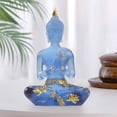 thumbnail image 1 of Resin Buddha Statue Ornaments Creative Craft Tabletop Statue Gift for Housewarming Friend, 1 of 4