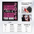 thumbnail image 4 of Graduation Blanket - Class of 2024 Graduation Gifts for Her or Him - 40"x50" Flannel Soft Throw Blanket Decorations - Senior 2024 Blankets for College, High School, Graduation Day, 4 of 5