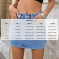 thumbnail image 3 of Tqcoqu Denim Jeans Mini Skirt for Women Low Rise Micro Skort 2026 Summer Y2k Skirts Trendy Skirt,White Women's S-XXL, 3 of 6
