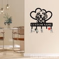 thumbnail image 5 of Craftnamesign Custom Golden Retriever Metal Key Holder, Puppy Decor Key Holder, Metal Coat Rack, 5 of 5