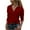 Red, variant on New Arrivals Women Clothes 2024 Summer Red Long Sleeve Shirt Women Summer Long Sleeve Blouse Turn-down Neck Tops T-Shirt