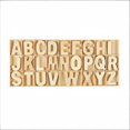 thumbnail image 1 of Juego De Letras De Madera Del Alfabeto Letras De Madera Para Manualidades Con Bandeja Juego De Letras Pequeñas De Madera Para Artesanos, Maestros, Decoración De Bodas, Decoración Del Madera L, 1 of 9