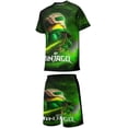 thumbnail image 3 of Ninjago Boys Girls Short Sleeve Mesh T-Shirt And Shorts Outfit Set Summer Clothes Set for Kids, 3 of 8