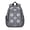 Geometric Flower Blue, variant on Geometric Square Red Pattern Backpack for School, Cute School Bag with Adjustable Shoulder Straps and Padded Back, 15"x11.42"x5.5"
