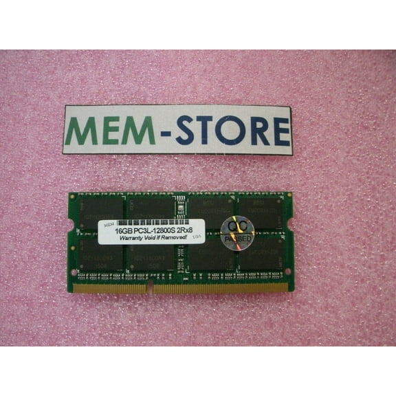 16GB DDR3 1600MHz 1.35V SODIMM Crucial CT204864BF160B Equivalent Laptop Memory (3rd Party)