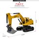 thumbnail image 5 of 1:24 Juguete de Camiones de Construcción de Simulación Modelo de Excavadora de telemando con Luz Sonido de Diversión para CUTICAT Juguete de los mini excavadores de los cabritos, 5 of 8
