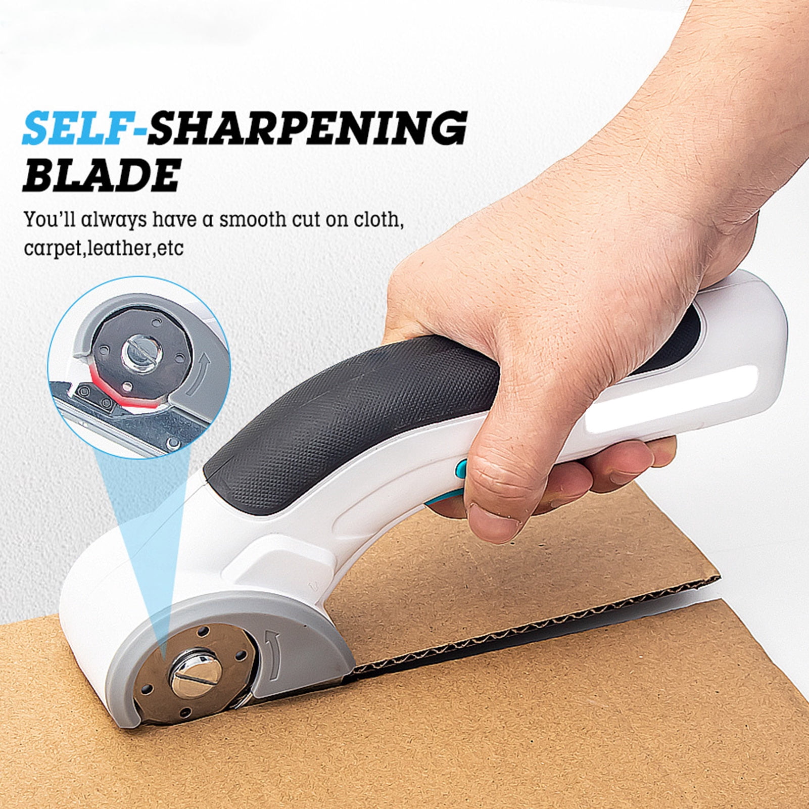Machine 3.6V Cordless Electric Scissors Rechargeable Tailoring Scissors Leather Fabric Cutting Machine Cloth Cutter Carpet PVC Leather Cutting Tools