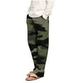 thumbnail image 1 of Teissuly Men's Comfy Pajamas Drawstring Stretch Print Sweatpants Long Wide Leg Lounge Home Full Length Pants, 1 of 4