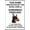 Warning Sign 1, variant on Doberman Pinscher Dog Home Protected Sign 8"x12" - Novelty Metal for Outdoor Indoor Home Business Security Decor