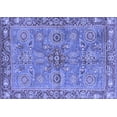 thumbnail image 1 of Ahgly Company Indoor Rectangle Oriental Blue Traditional Area Rugs, 6' x 9', 1 of 4