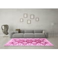 thumbnail image 3 of Ahgly Company Indoor Rectangle Oriental Pink Traditional Area Rugs, 8' x 12', 3 of 4