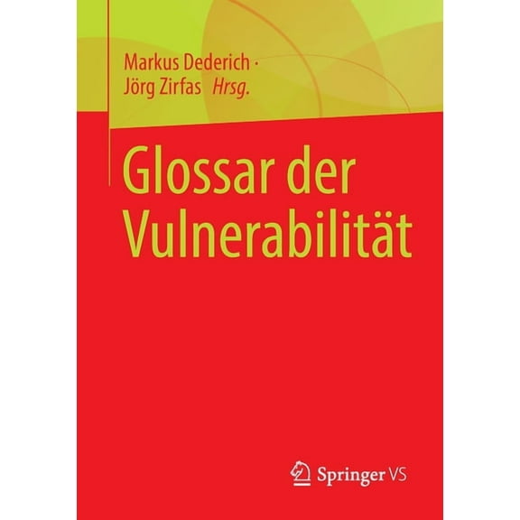 Glossar Der Vulnerabilität, (Paperback)