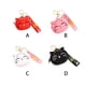 thumbnail image 5 of Qarigey Monedero de moda lindo diseño especial cambio monederos conveniente Casual pequeño llavero cartera colgante llaveros almacenamiento Ropa, zapatos y accesorios Miscelánea Negro Qarigey AP014253-04, 5 of 6