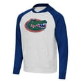 thumbnail image 2 of Men's Antigua Royal/Gray Florida Gators Urgent Pullover Hoodie, 2 of 3
