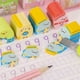 thumbnail image 3 of Goma de borrar de caja ciega Tuanzi bonita, suministros de aprendizaje, estilo aleatorio para niños, 2 uds., 3 of 5