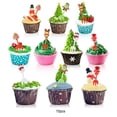 thumbnail image 4 of 10pcs Fork Fruit Cake Dessert Bento Kitchen Gadget Lunch Set Strawberry Avocado Apple Pear Blueberry Forks Animal Sticker Reusable Safe, 4 of 8