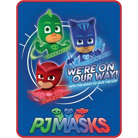  PJ  Masks  Into The Night Kids Throw Walmart  com