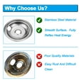 thumbnail image 4 of Cubiertas para estufa eléctrica con bandeja de goteo para Whirlpool W10278125, 4 of 6