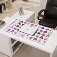 thumbnail image 3 of Long Mouse Pads for Desk,Cute Pitbull Terriers Dog and Flower Desk Mats on Top Of Desks, Desk Mouse Pad Extra Large with 3mm Non-Slip Base and Stitched Edge for Gaming,Office,Work,Home 31.5"x15.7", 3 of 6