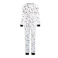 thumbnail image 4 of Family Matching Christmas Pajamas Set, Christmas Tree Print Long Sleeve Tops Long Pants Sleepwear Set, 4 of 7
